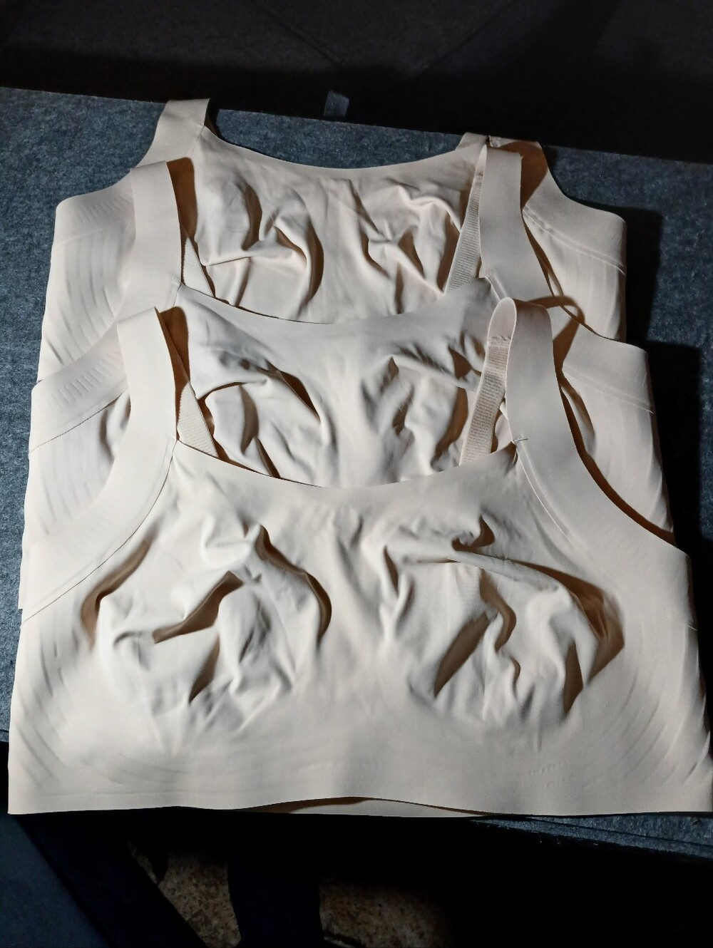 3- Pk Seamless Nude Comfort Soft Stretch Women's Bras Size 4x